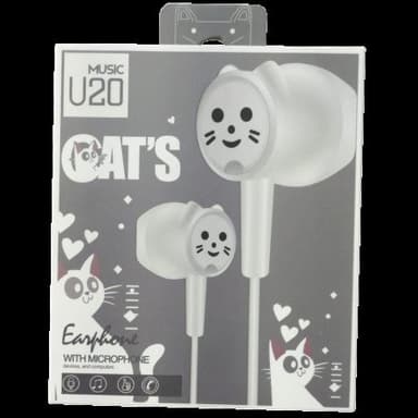 Audifonos U20 Diseno Gatito